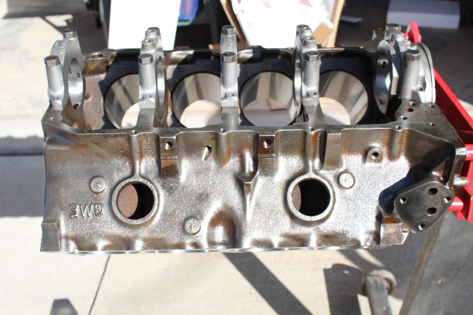 1966 庞蒂亚克 GTO 389 SR 块发动机加工带 093 头曲柄准备建造 — 第 3/4 张图片