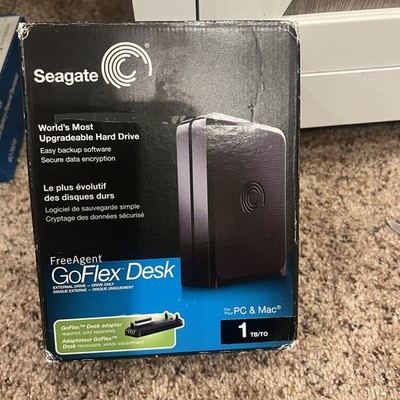 Seagate Free Agent GoFlex Desk 1 TB External Hard Drive USB 2.0