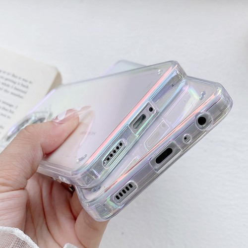 For Samsung Galaxy S25 Ultra S24 FE S23 S22 S21 Case Colorful Clear Slim Cover - Picture 3 of 6