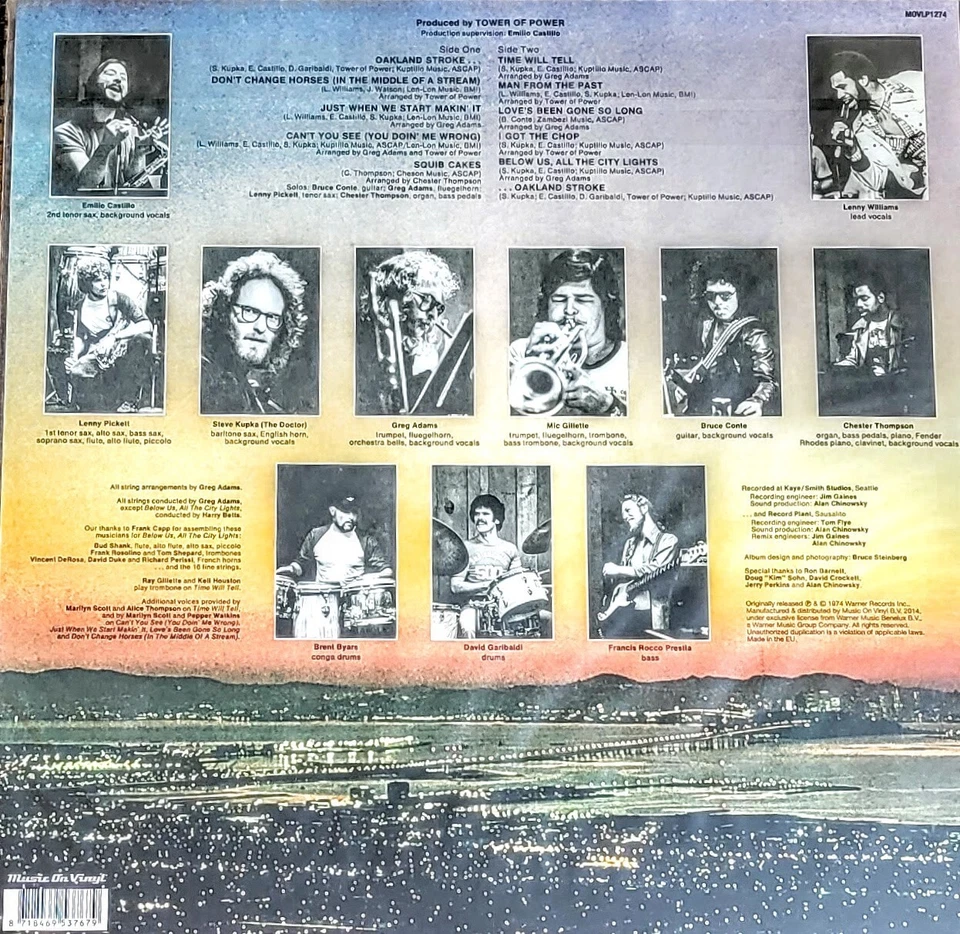 TOWER OF POWER - BACK TO OAKLAND - 180-GRAM VINYL LP " NEW, SEALED " - Image 2 of 2