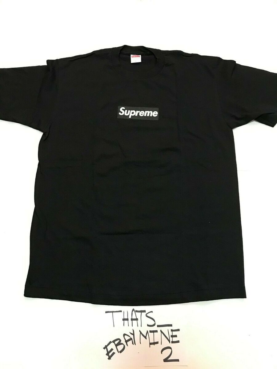 1998 Supreme Box Logo Black Black Tee Size XL BNWOT RARE | eBay 1998 Supreme Box Logo Black Black Tee Size XL BNWOT RARE | eBay
