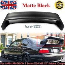 Matte Black LTW GT Style Rear Spoiler Wing For BMW 3 Series E36 M3 GTR 1990-2000