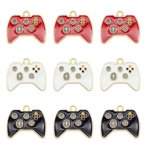 Wholesale Enamel Game Controller Gamepad Pendant Charm for Necklace Bracelet 12x - Picture 4 of 11