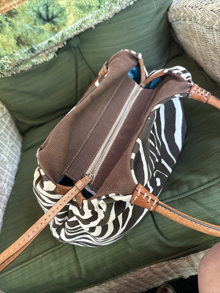 Brighton/Vera Zebra Shoulder Bag | eBay