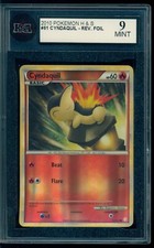 2010 Pokemon  Heartgold & Soulsilver #61 Cyndaquil Reverse Holo KSA 9 Mint on eBay