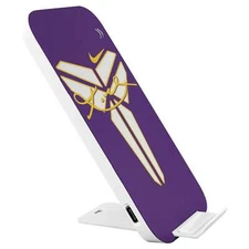 Kobe Mamba Phone Charger, Wireless Device with Purple and Gold Logo With Autogra