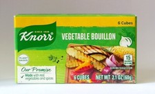 Knorr Vegetable Bouillon Pack of 3 18 Cubes