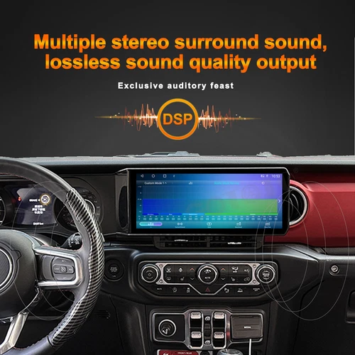 Android 12 Auto Receiver w/ HD Screen For Jeep Wrangler JL Gladiator 2018-2021 - Picture 6 of 13