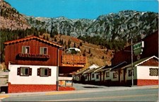 Alpine Motel Ouray, CO San Juan Mountains 1975 Postcard Switzerland of America