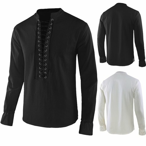 Men Medieval Gothic Retro T Shirt Mens 
