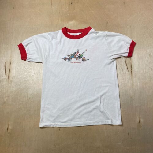 Vintage Codename Kids Next Door MENS SMALL Ringer T Shirt Cartoon Promo - Foto 1 di 16