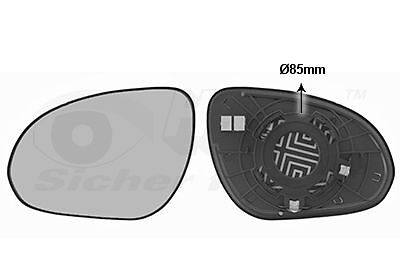 VAN Wezel 8207831 Spiegelglas, AußEnspiegel FüR Hyundai-image