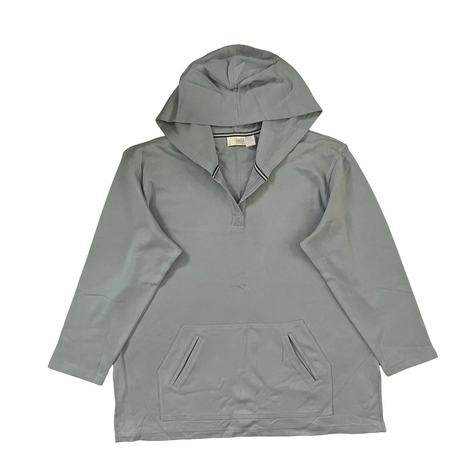 Liz Claiborne Solid Plus Size Hoodies & Sweatshirts for Women