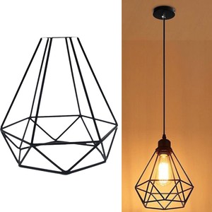 Industrial Retro Ceiling Lamp Shade Birdcage Shape Lighting