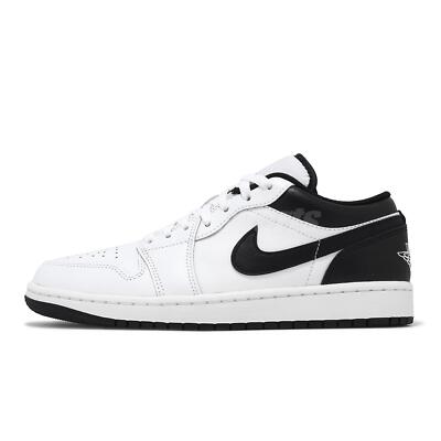 Nike Air Jordan 1 Low AJ1 White Black Men Casual Shoes