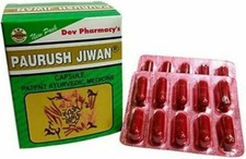 Ayurvedic Paurush Jiwan Jeevan Jivan Natural Energetic Active Male Stamina 60Cap