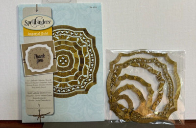 Spellbinders Cutting Dies ~ Golden Labels Thirty-Four ~ P3