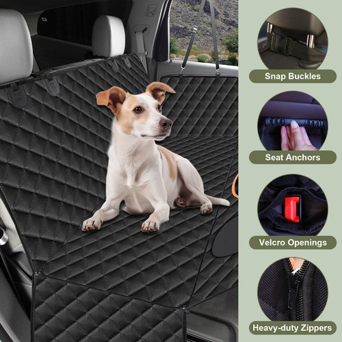 Funda de asiento trasero de coche para perro hamaca alfombrilla protector de asiento antideslizante inferior alfombrilla para mascotas - Imagen 8 de 10