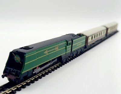Spur Z Spur Luxus Dampflok + Waggons Pullman Modelleisenbahn Zug