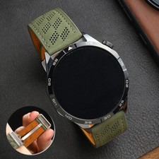 20mm 22mm Pu Leather Magnetic Strap for Huawei GT 4 46mm Band for Samsung