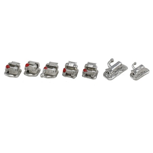 Soporte de ortodoncia dental autoligable Damon Q soporte de metal Roth MBT 022 Ormco - Imagen 78 de 92