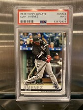 PSA 9 2019 TOPPS Update ELOY JIMENEZ {Flawless Slab} ROOKIE DEBUT WHITE SOX 243