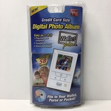 Wallet Pix Credit Card Size Digital Photo Album Displays 58 Photos New sealed