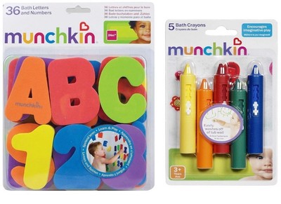 munchkin bath letters & numbers