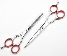 6" Professional Hair Cutting Barber Scissors Thinning Barber Shears Set Kit