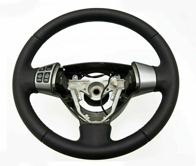 Steering Wheel Cover with Leather for 2009 Toyota Auris E15 McarStyling