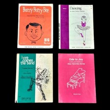 Easy Play Piano Solo Sheet Music Pieces Lot 4 Beethoven Buzzy Bee Garrow Bastien