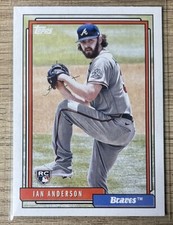 2021 Topps Update Series - 1992 Topps Redux #T92-7 Ian Anderson (RC) A4