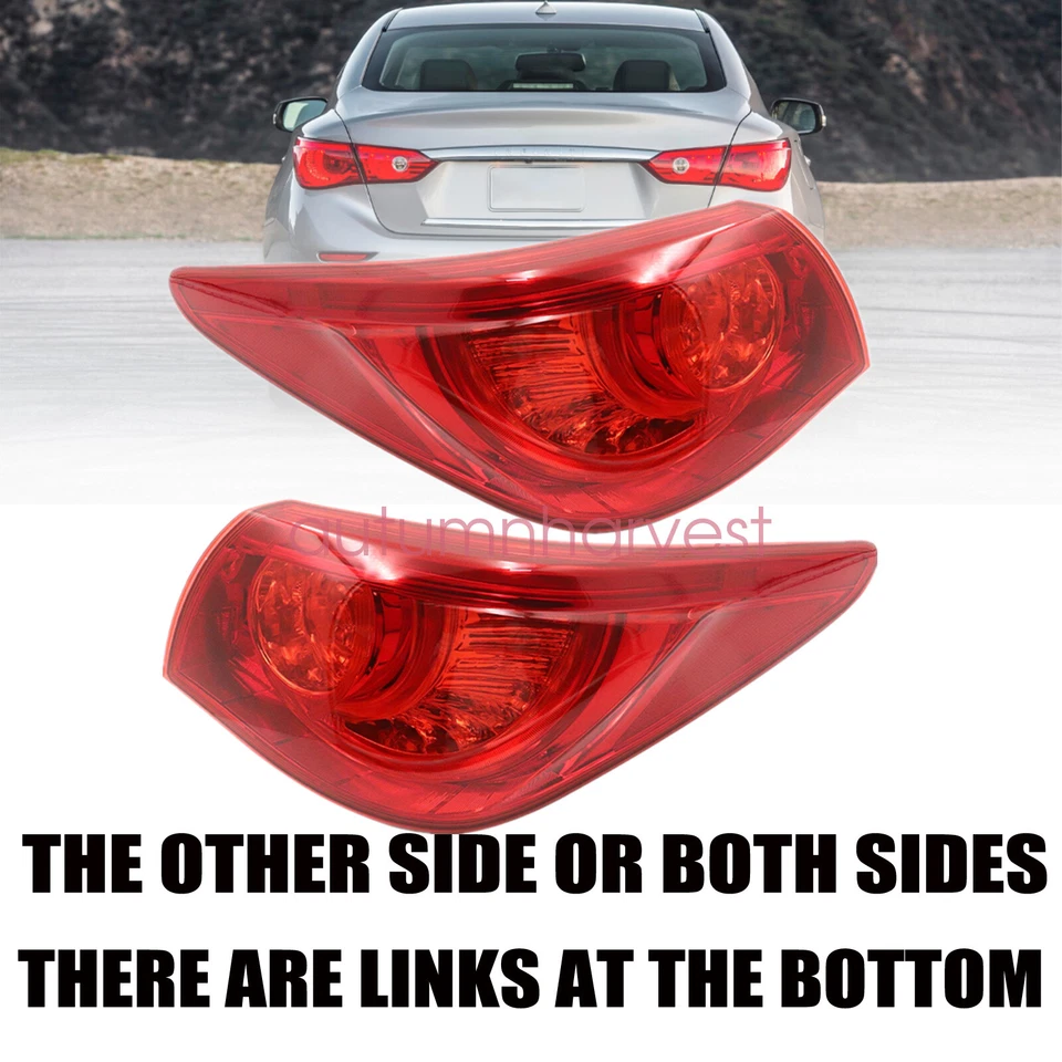 For Infiniti Q50s & Q50 Rear Outer Right Side Tail Light 2014 2015 2016 2017 - Изображение 2 из 4