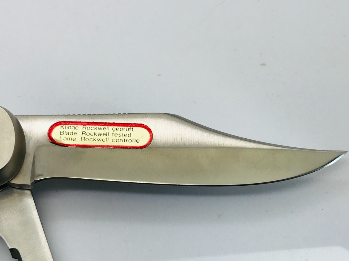 VINTAGE 1978 Puma 868 Angler (Fishing) Knife With Red/orange