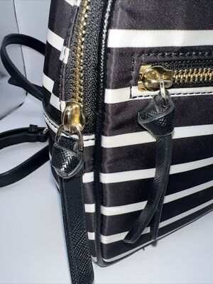Kate Spade NY Wilson Road Bradley Black White French Stripe  display picture 1