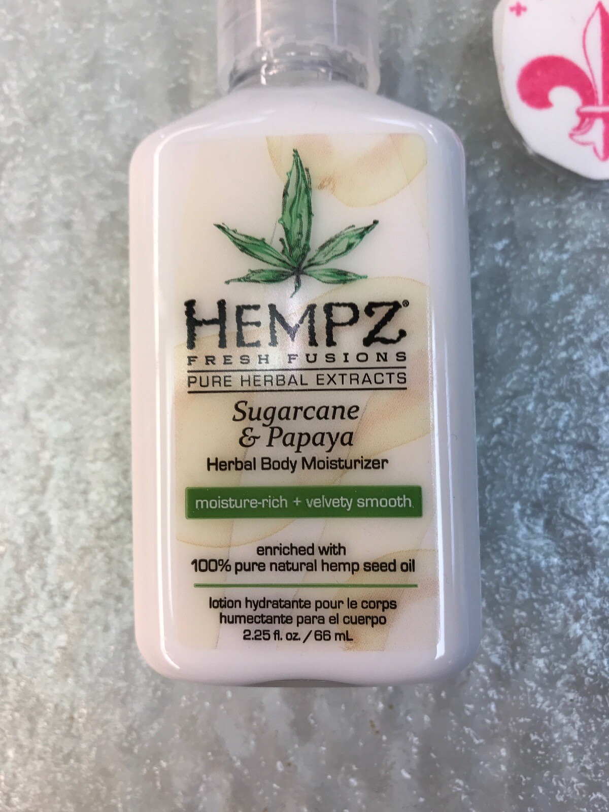 Hempz Sugarcane Papaya Hand & Body moisturizer Lotion 2.25 oz Pure Herb