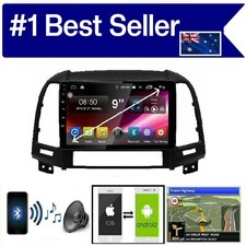 HYUNDAI SANTA FE 2006-08 GPS APPLE CARPLAY ANDROID AUTO CAMERA ODB DAB+ TPMS DVR