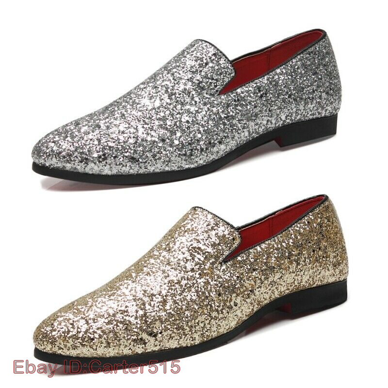 glitter formal shoes