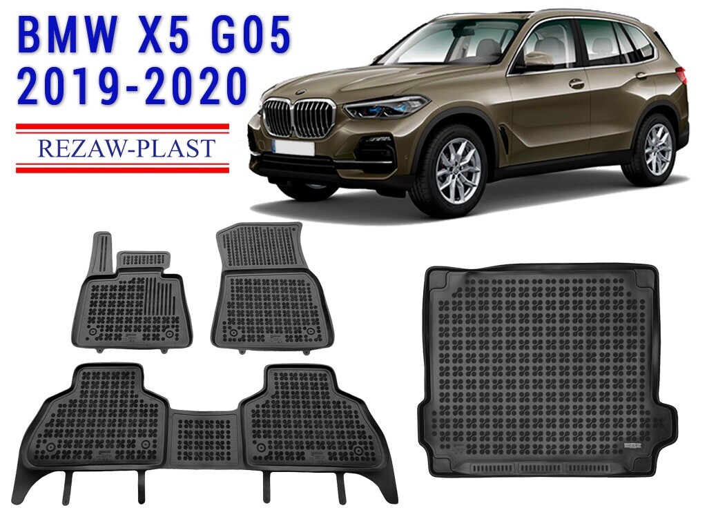 Floor Mats for BMW X5 G05 20192023 Custom Fit Liners & Cargo Mat Odor Molded eBay