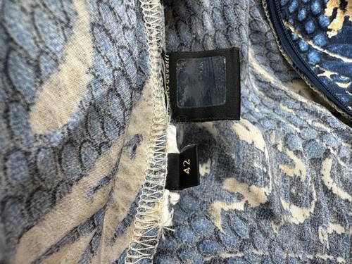 Roberto Cavalli c.2005 Bustier Abstract Print Train Maxi Evening Dress Gown - Picture 7 of 7