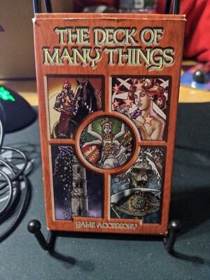 Dungeons & Dragons RPG: The Deck of Many Things gaming accessory green ronin New