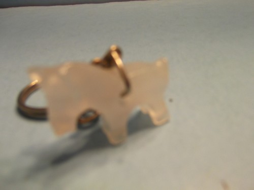 Old Collectible Key Chain 1"in Rock/Glass Mini Hourse or Donkey Keychain - Picture 5 of 7