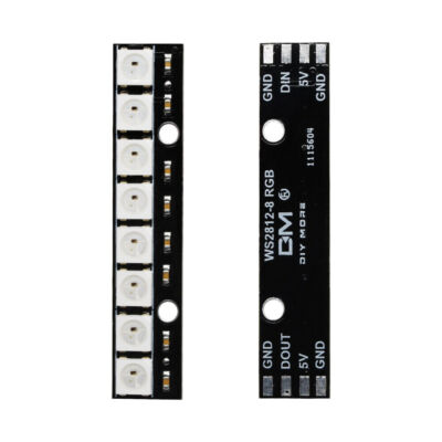 8-bit WS2812 5050 RGB LED Built-in Full-color Driver Development Board Light #E9