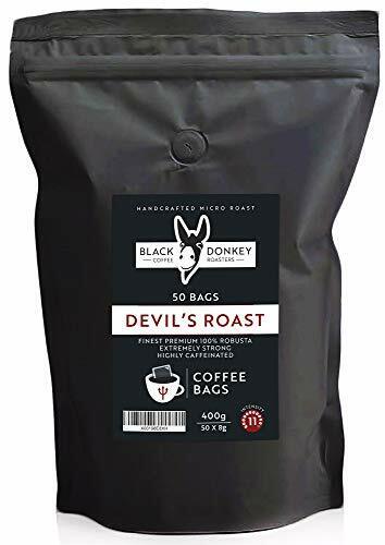 Devil's Roast Extra-Strong, Highly Caffeinated, Bold Coffee, 50 Coffee Bags - Picture 1 of 5