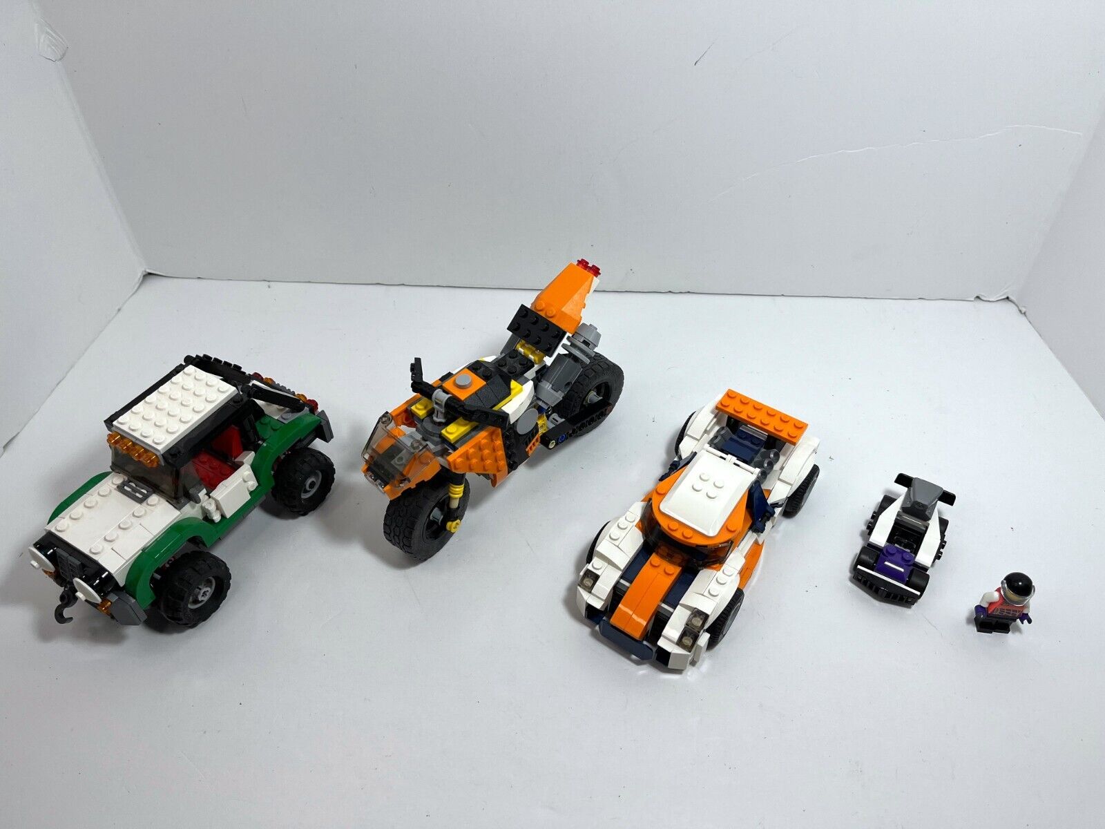 LEGO Racing lot: jeep 31037 Bike 31059 + Sunset Track Racer 31089 + GoKart 30589
