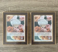 Photo frame - Picture frame - Table Top - Wall Mounting-5"X7" - Pack 2 (#74731C)