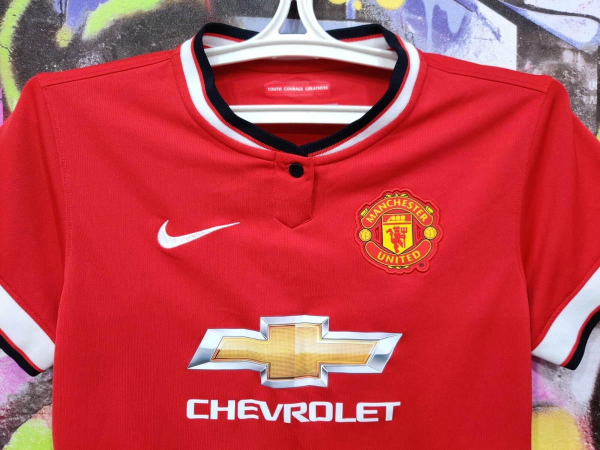 Manchester United 2014 2015 Home MUFC Football Shirt Soccer Jersey