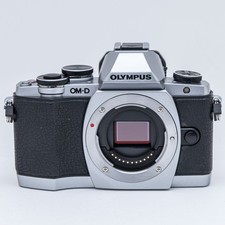OLYMPUS OM-D E-M10 Silver Mirrorless Camera Body 16MP 6500 Shutter Count