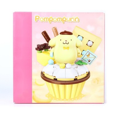 Sanrio Kawaii Pompompurin Building Blocks Bricks Christmas gift educational toys