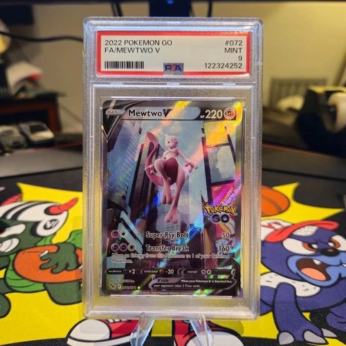 2022 Mewtwo V PSA 9 Pokemon Go 072/078 ALT FULL ART Alternative MINT #72